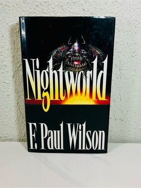 Nightworld by F. Paul Wilson - Black with Yellow Accent